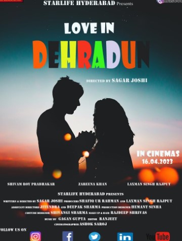 The poster of the film Love in Dehradun