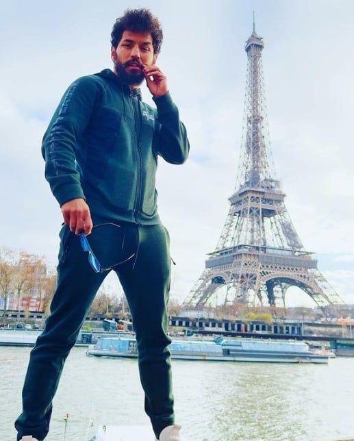 Neeraj Goyat during a trip to Paris