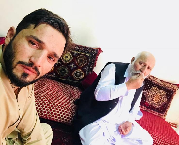 Gulbadin Naib with his father