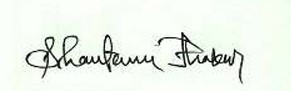 Shantanu Thakur's signature
